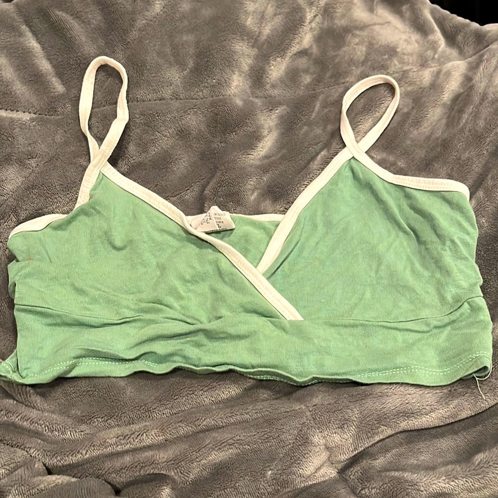 green tillys cropped tank